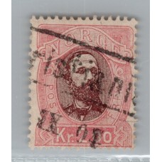 NORUEGA 1878 Yv 34 ESTAMPILLA CLASICA 25 €